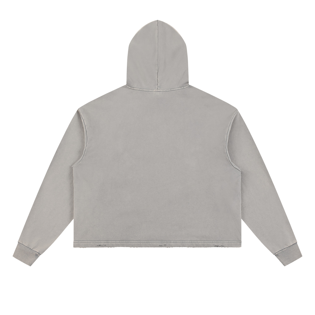 VV Frayed-Hem Hoodie