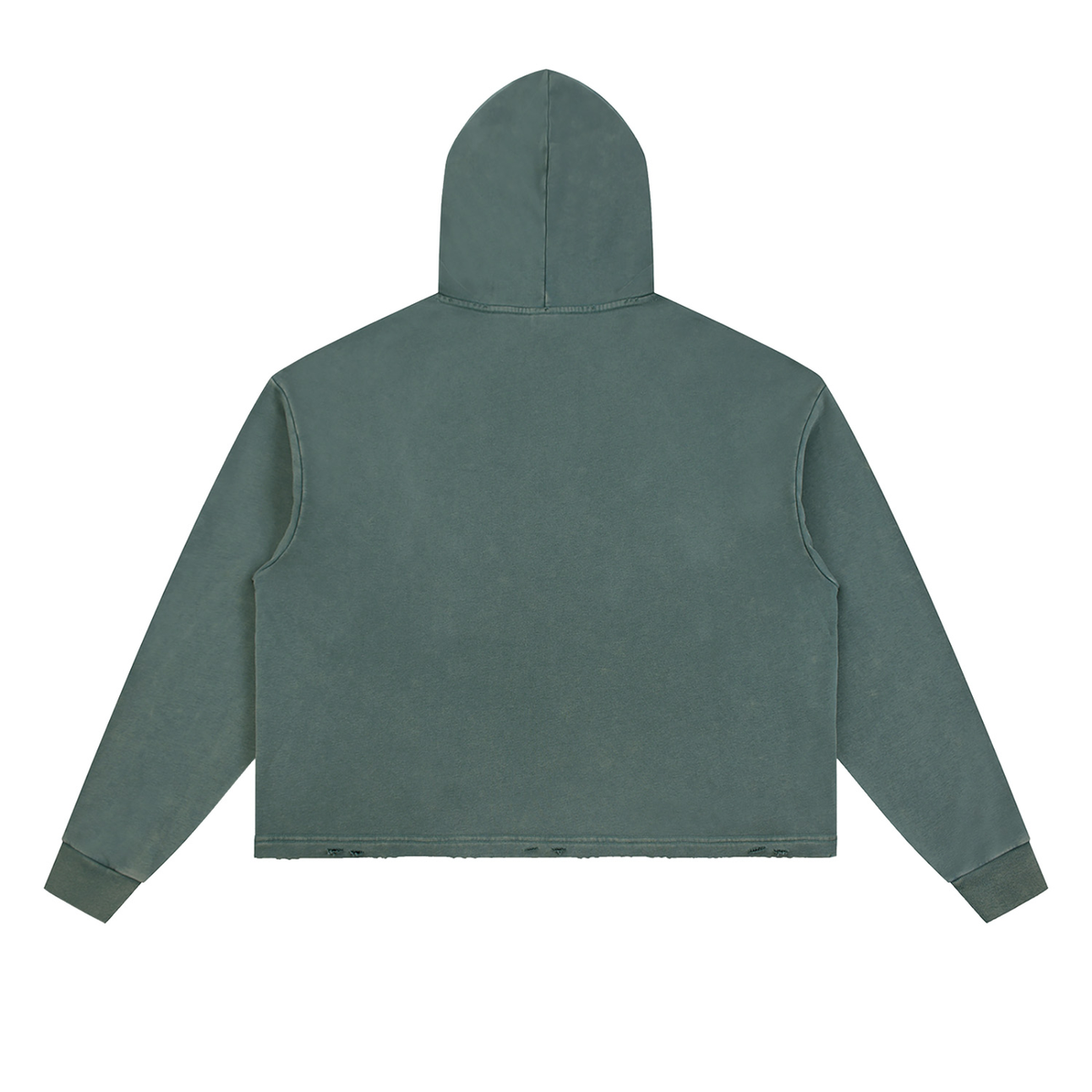 VV Frayed-Hem Hoodie