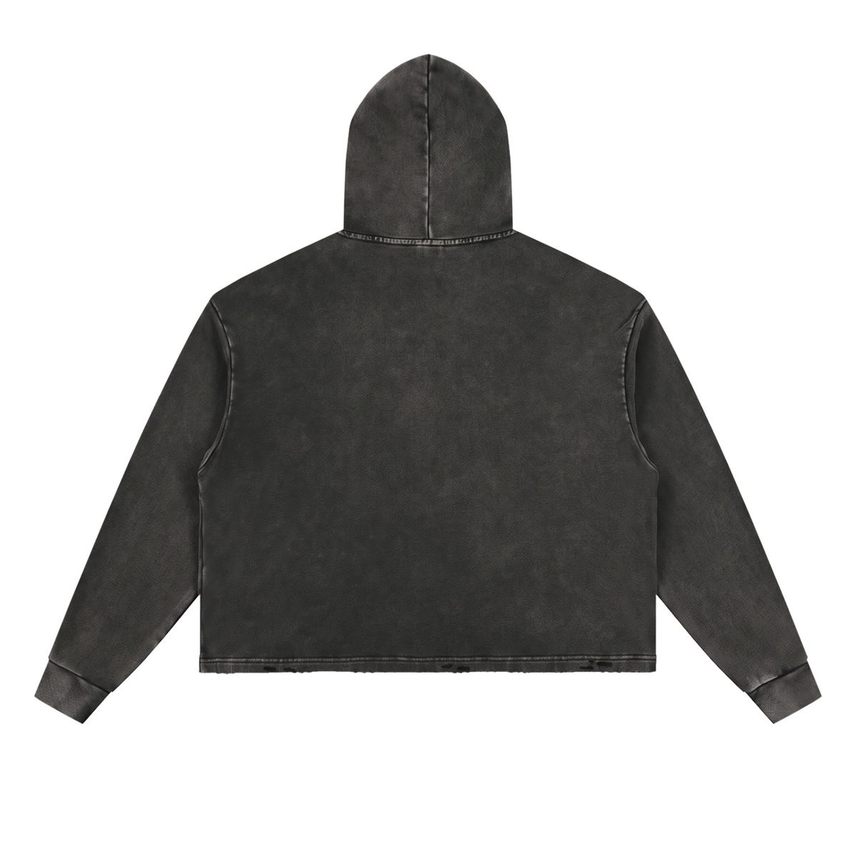VV Frayed-Hem Hoodie