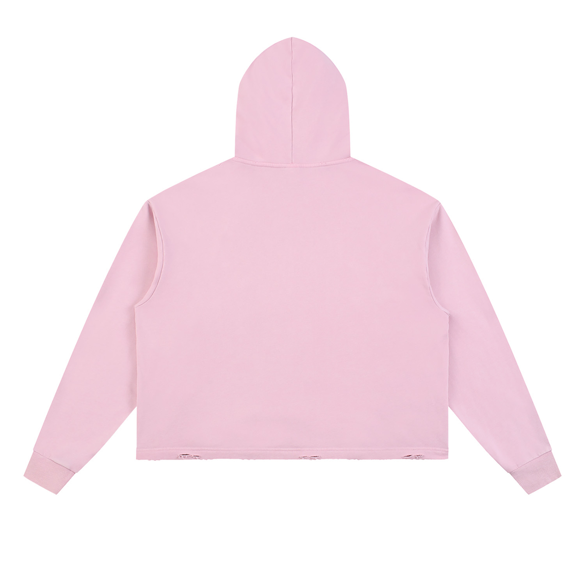 VV Frayed-Hem Hoodie